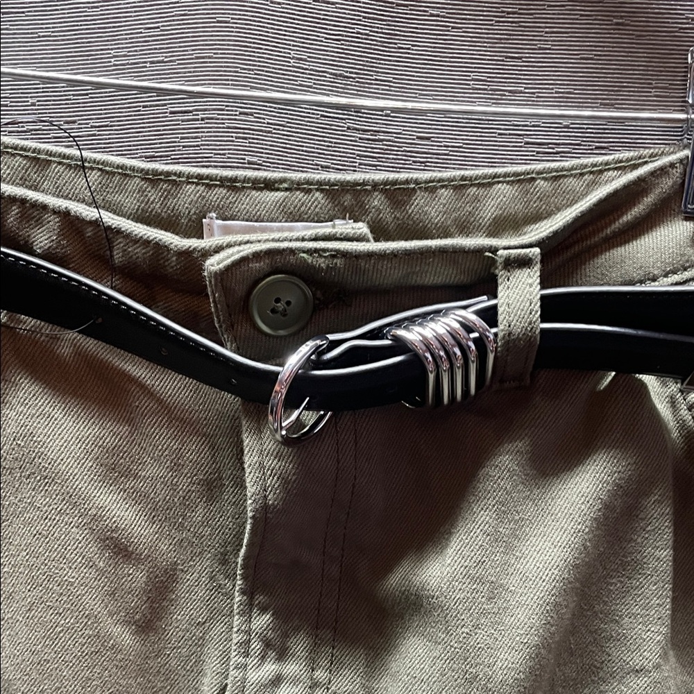 Gianni Bini Olive Cargo midi pencil Skirt - Picture 8 of 11